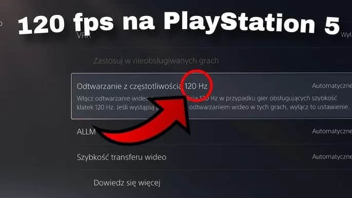 Jak włączyć 120 fps na PS5 i cieszyć się lepszą jakością gry