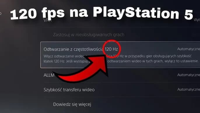 Jak włączyć 120 fps na PS5 i cieszyć się lepszą jakością gry
